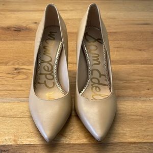 EUC Sam Edelman Hazel Pointed Toe Tan Heels